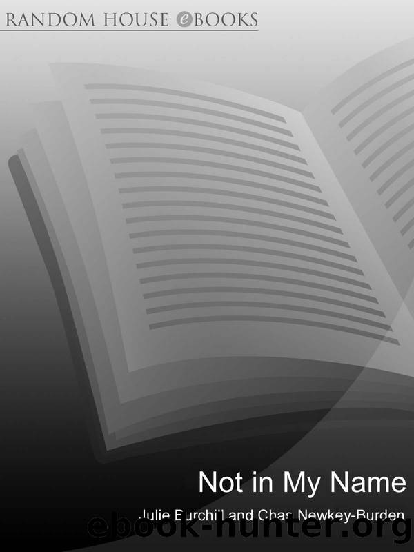 Not in My Name by Chas Newkey-Burden