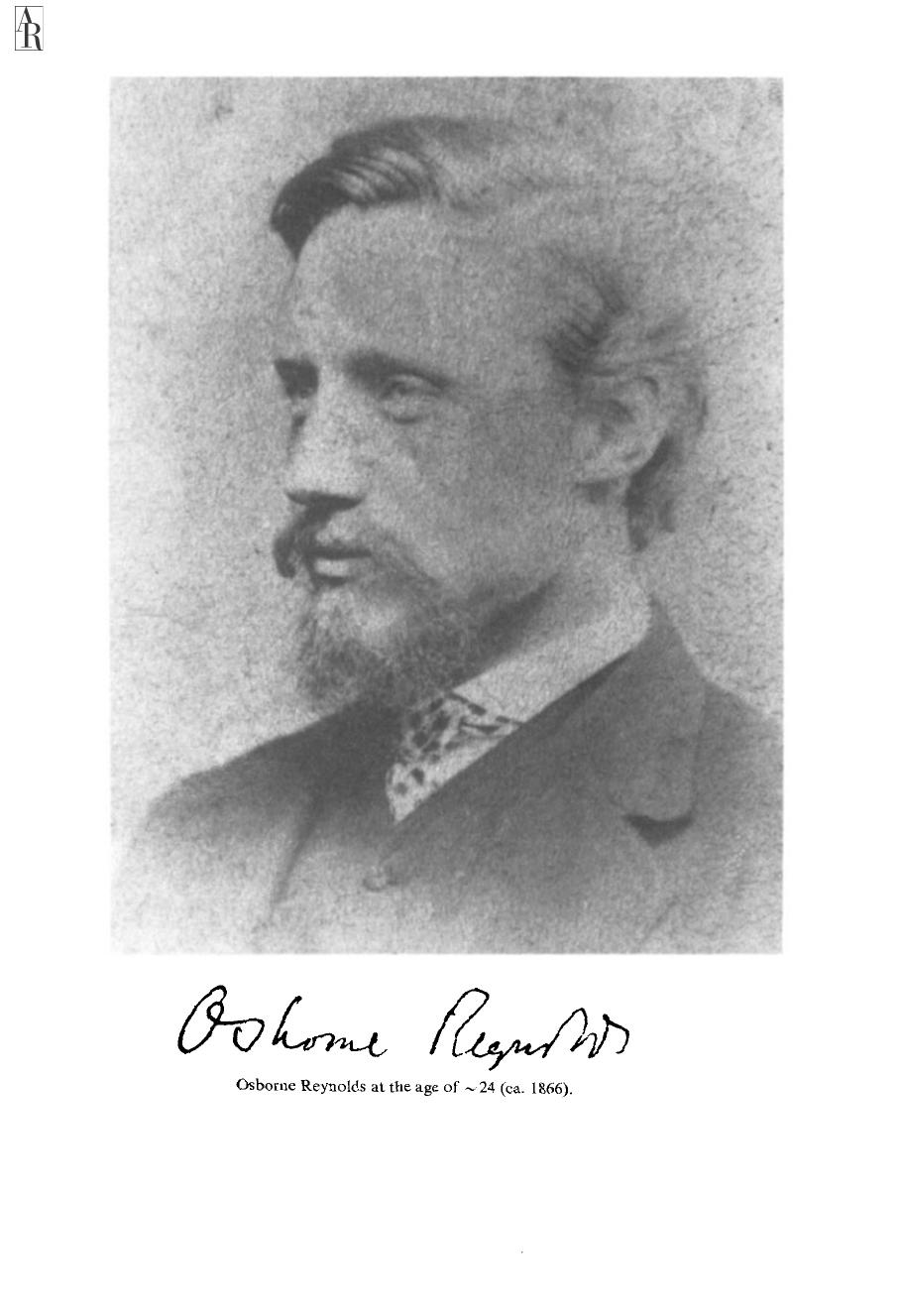 Note on the History of the Reynolds Number by N Rott