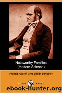 Noteworthy Families (Modern Science) by Edgar Schuster
