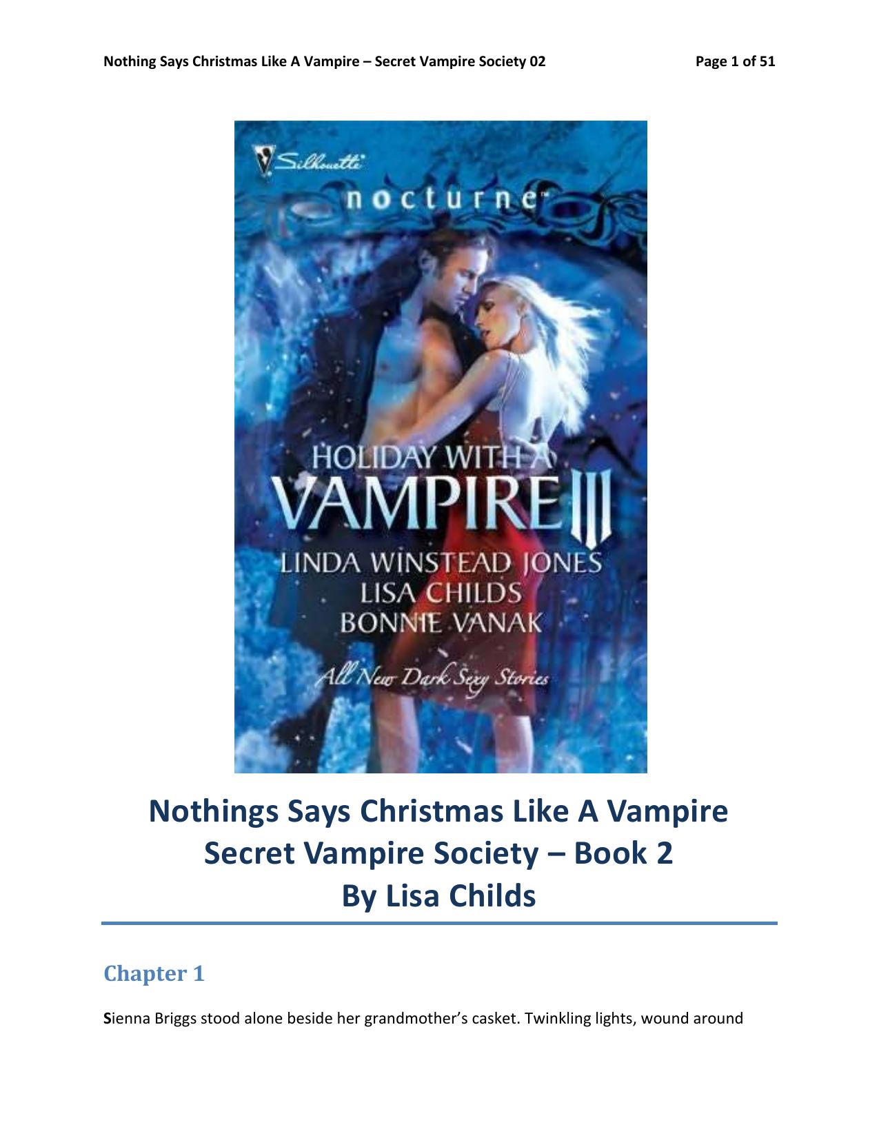 Nothing Says Christmas Like A Vampire by Lisa Childs