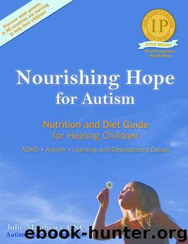 Nourishing Hope for Autism: Nutrition and Diet Guide for Healing Our Children by Julie Matthews