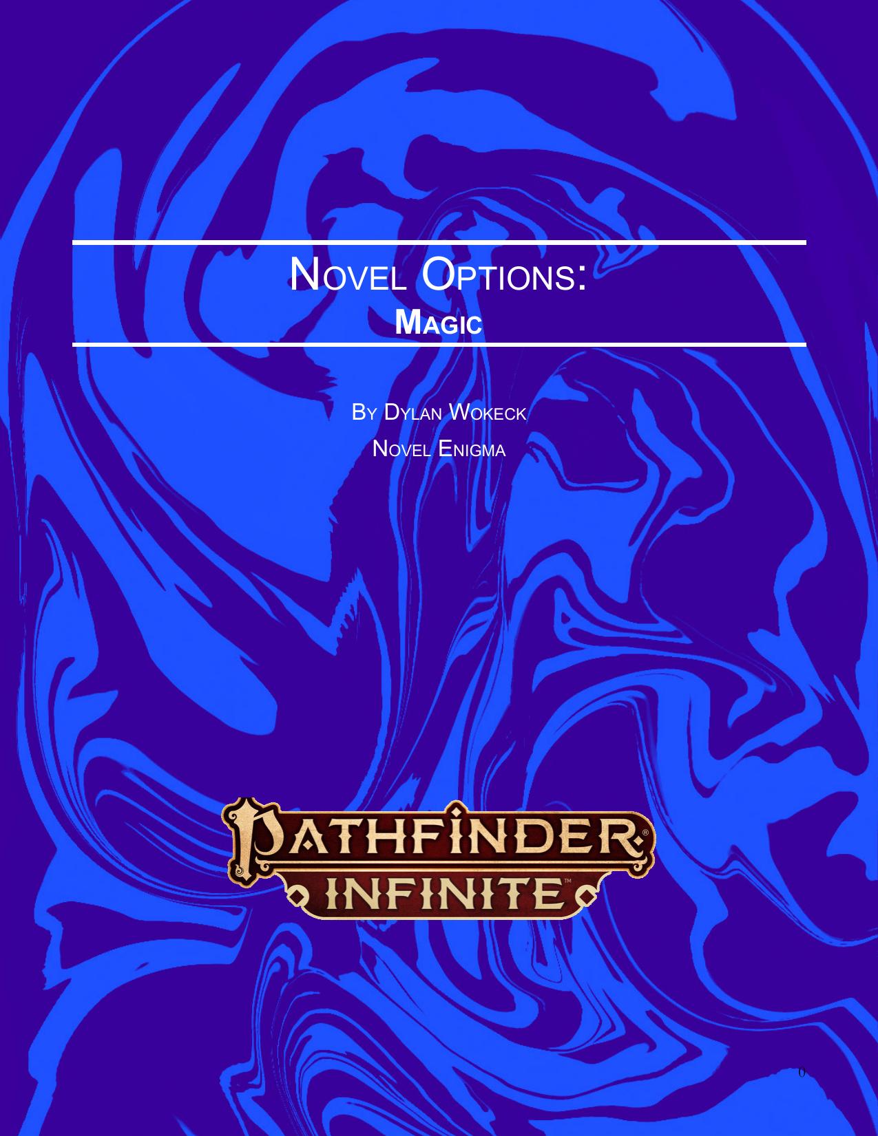 Novel Options by Magic