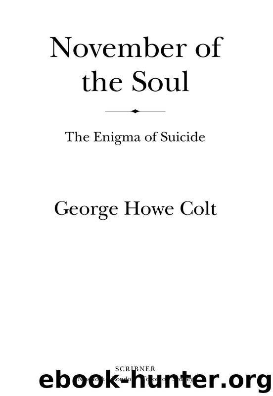 November of the Soul by George Howe Colt