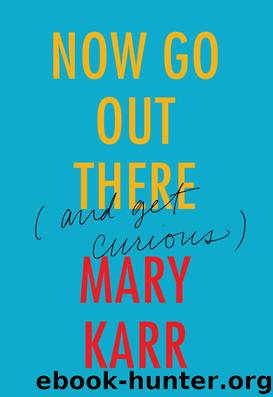 Now Go Out There: (and Get Curious) by Karr Mary