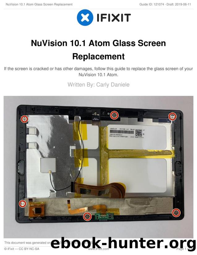 NuVision 10.1 Atom Glass Screen Replacement by Unknown