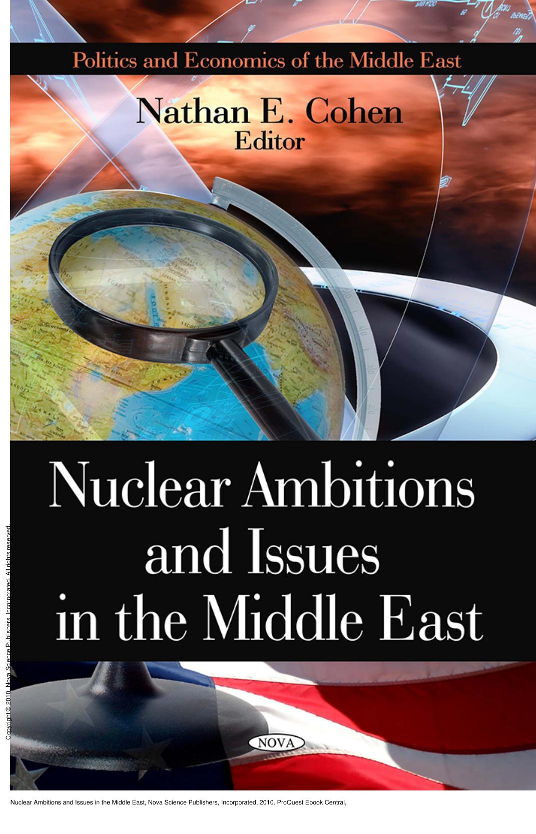 Nuclear Ambitions and Issues in the Middle East by Nathan E. Cohen