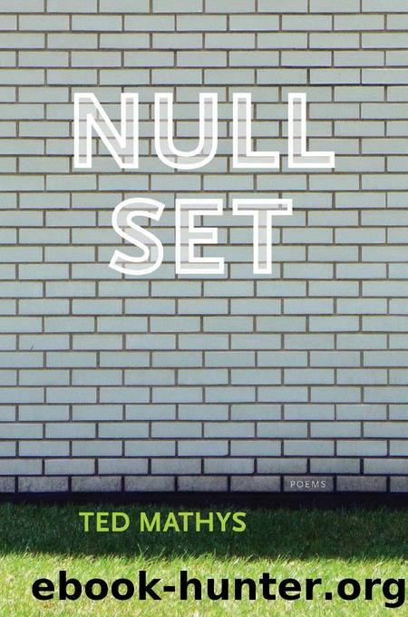 Null Set by Ted Mathys