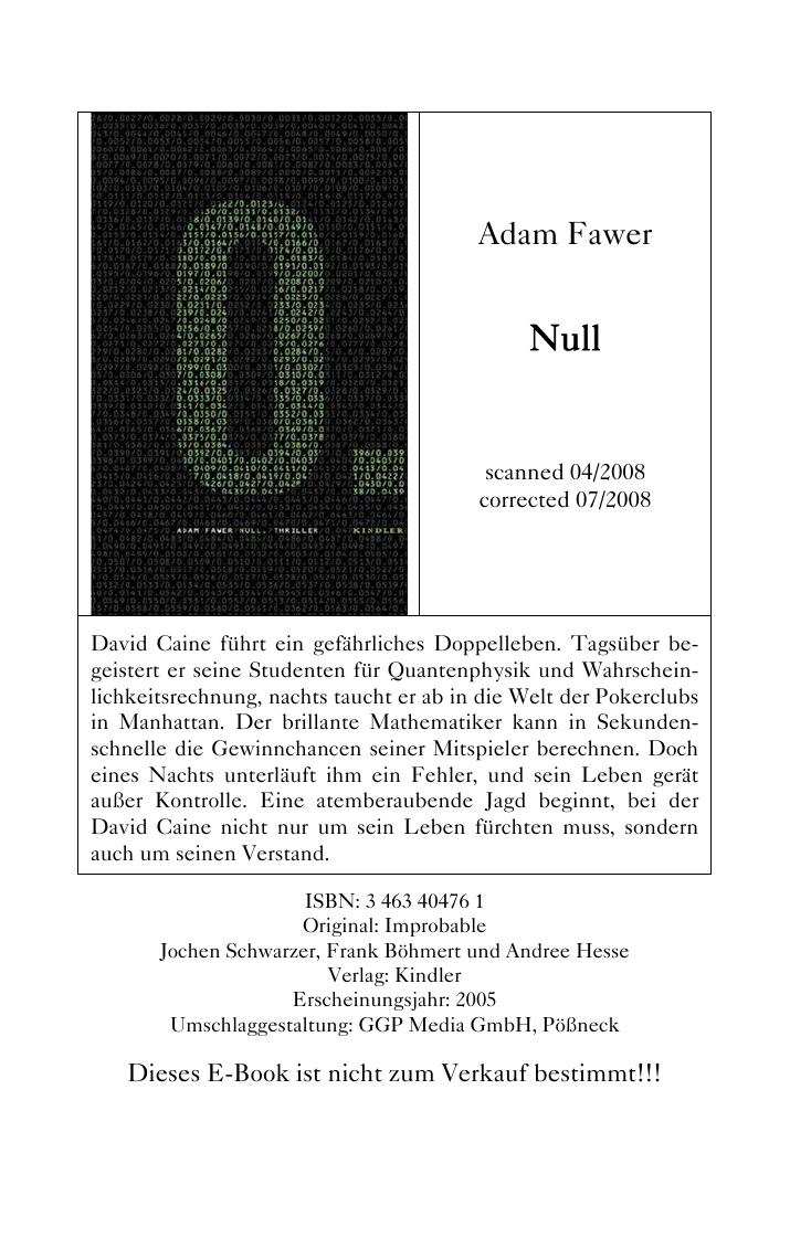 Null by Adam Fawer