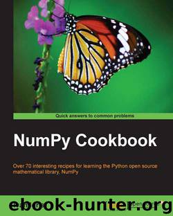 NumPy Cookbook by unknow