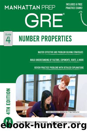 Number Properties GRE Strategy Guide by Manhattan Prep