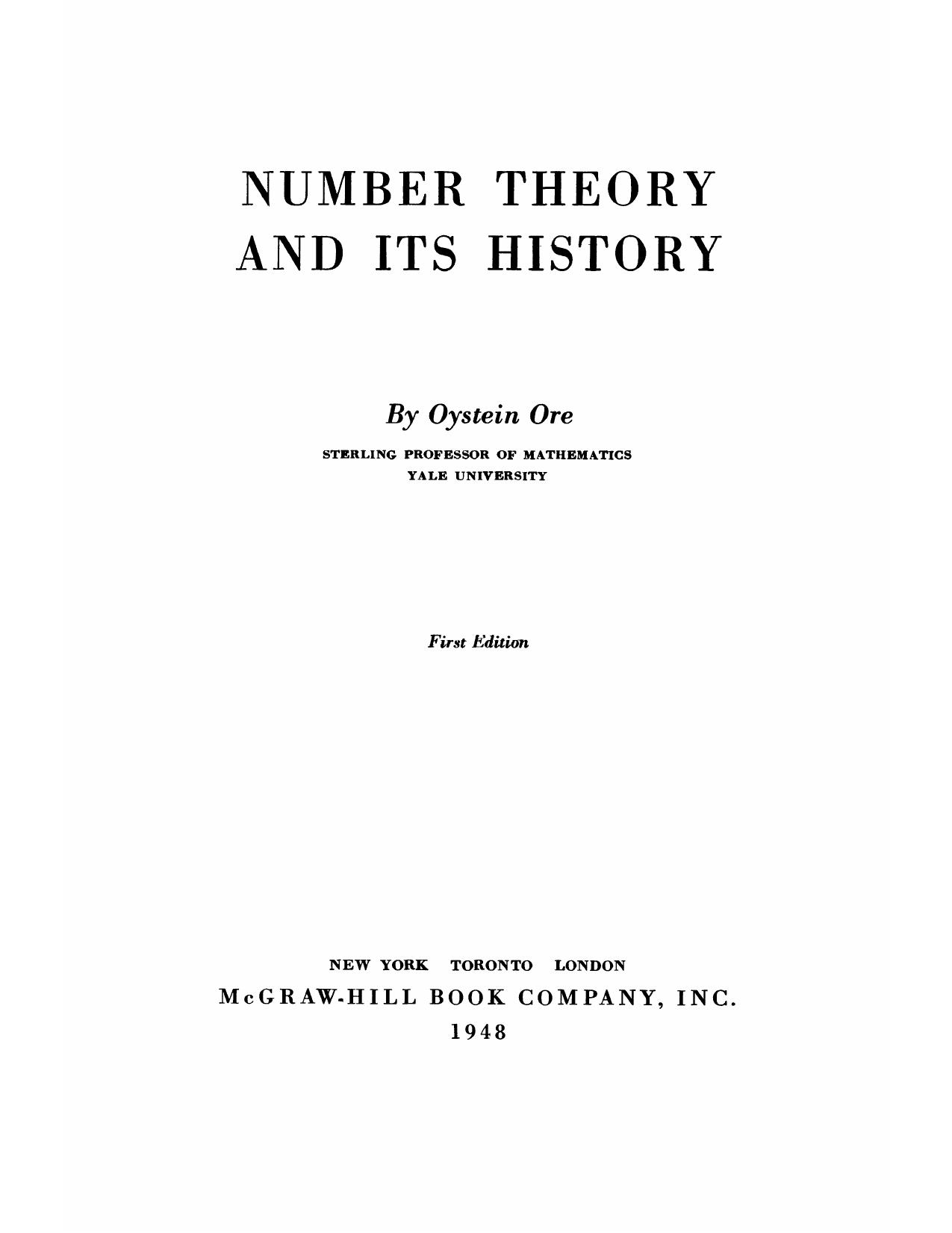 Number Theory and Its History.djvu by bruce