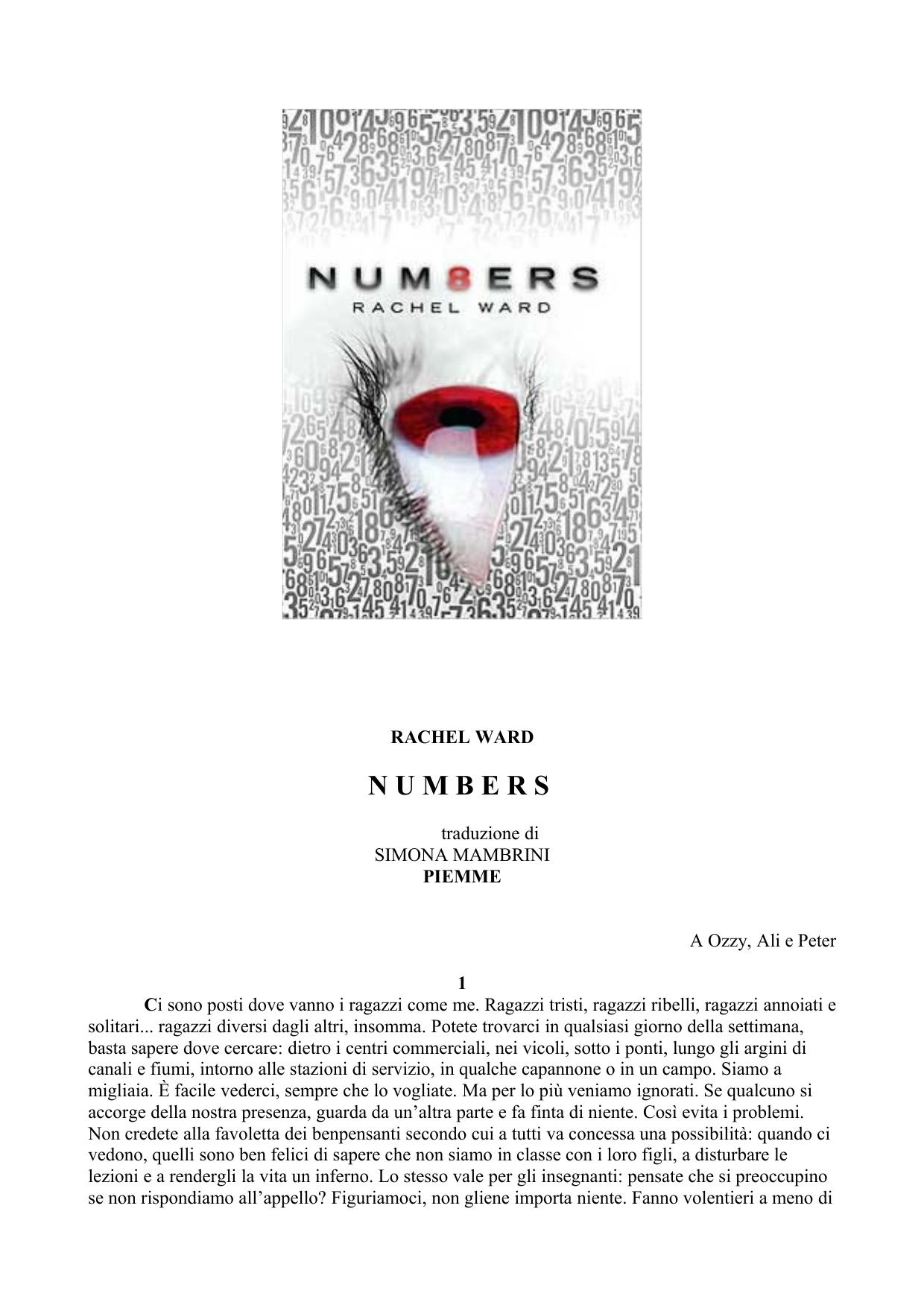 Numbers by Rachel Ward