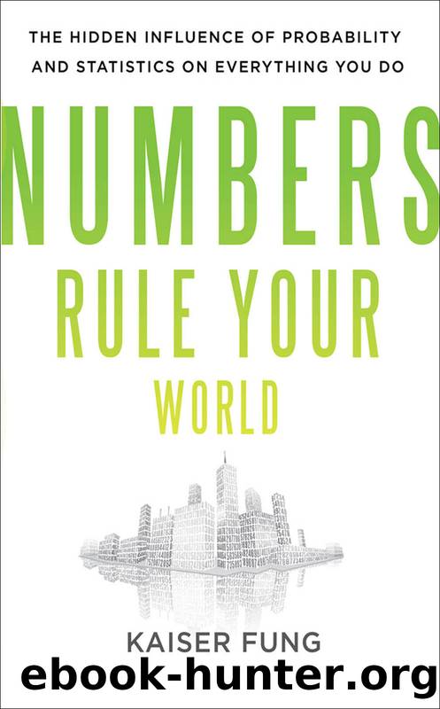 Numbers rule your world: the hidden influence of probabilities and statistics on everything you do by Kaiser Fung