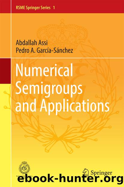 Numerical Semigroups and Applications by Abdallah Assi & Pedro A. García-Sánchez