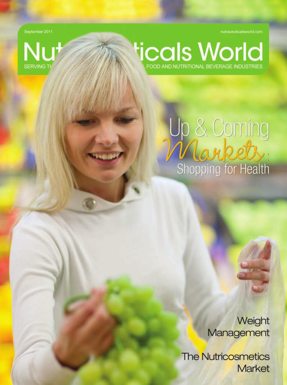 Nutraceuticals World Sep 2011 by Rebecca Wright