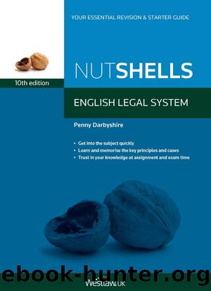 Nutshells English Legal System by Penny Darbyshire