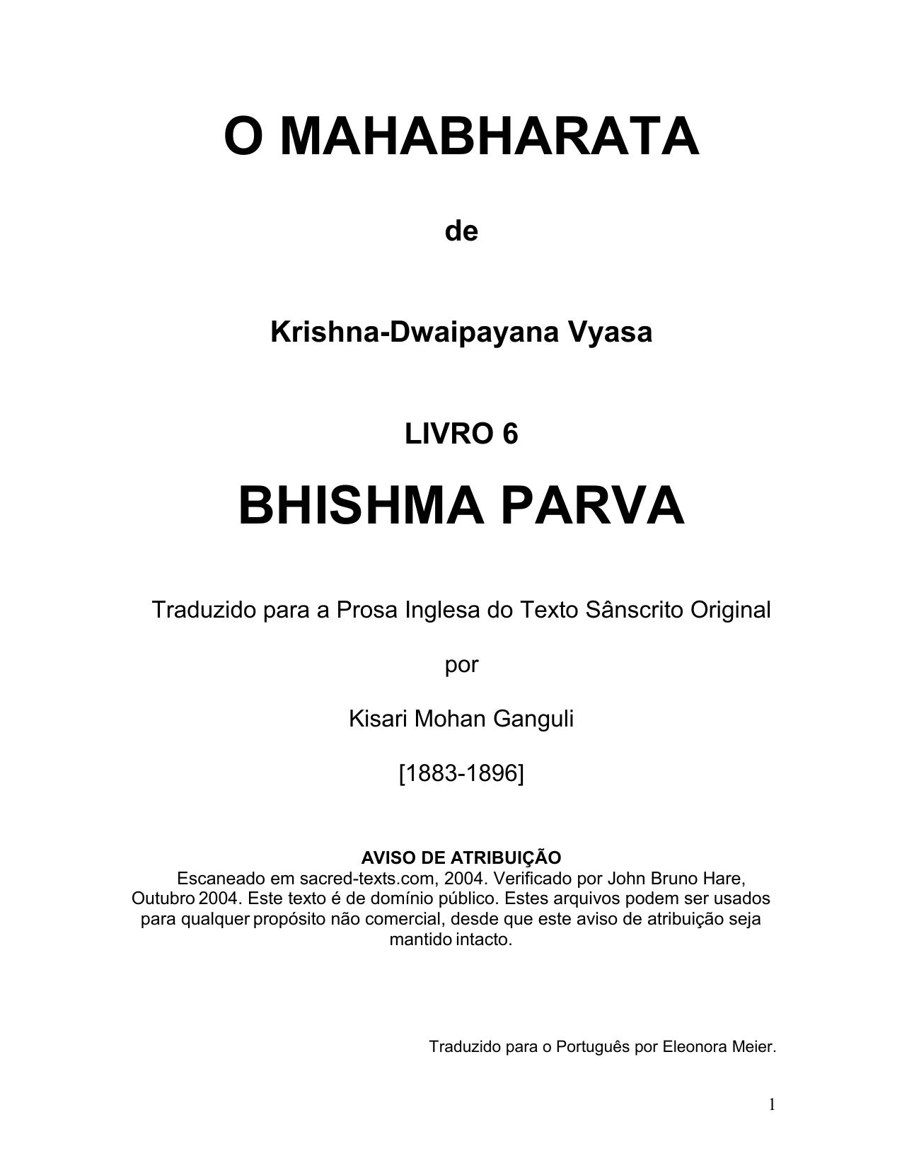 O Mahabharata by Nádia