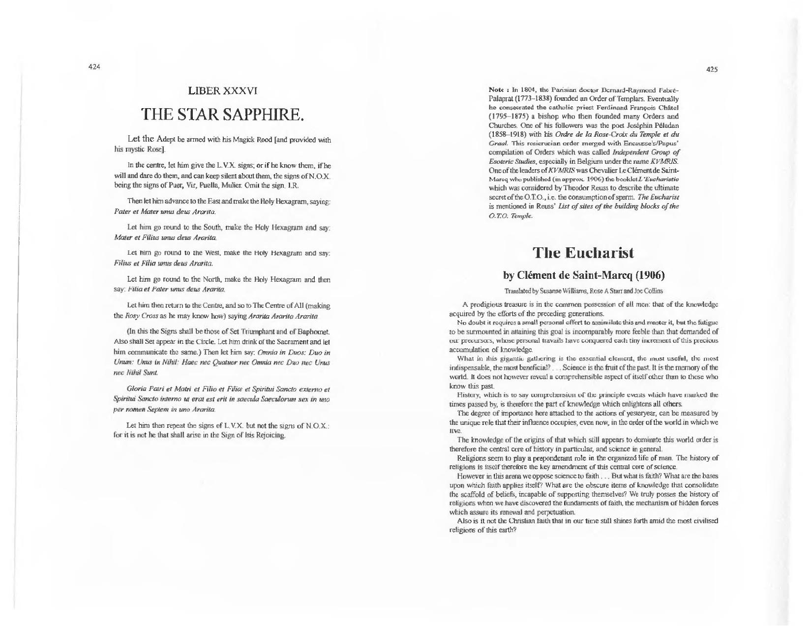 O. T. O. Rituals and Sex Magick [PART IIIe: Rituals & Instructions] by Naylor/Koenig