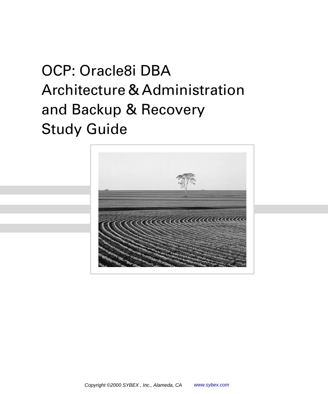OCP: Oracle8i DBA architecture & administration and backup & recovery guide: study guide by Doug Stuns Biju Thomas