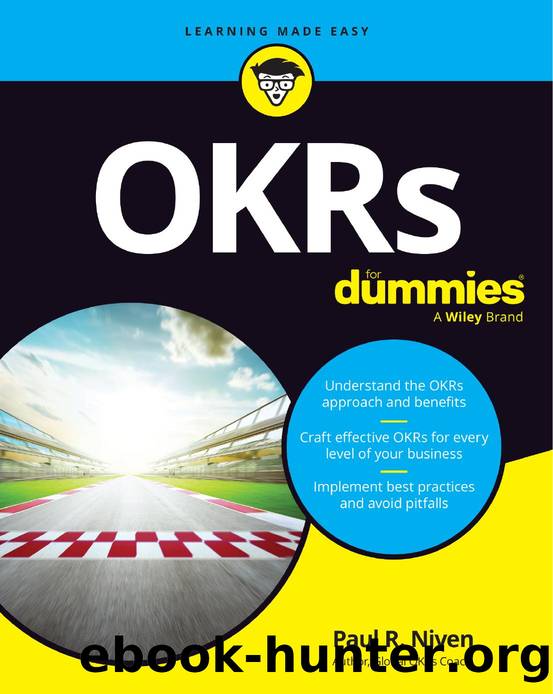 OKRs For Dummies by Paul R. Niven