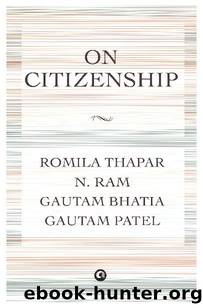 ON CITIZENSHIP by unknow