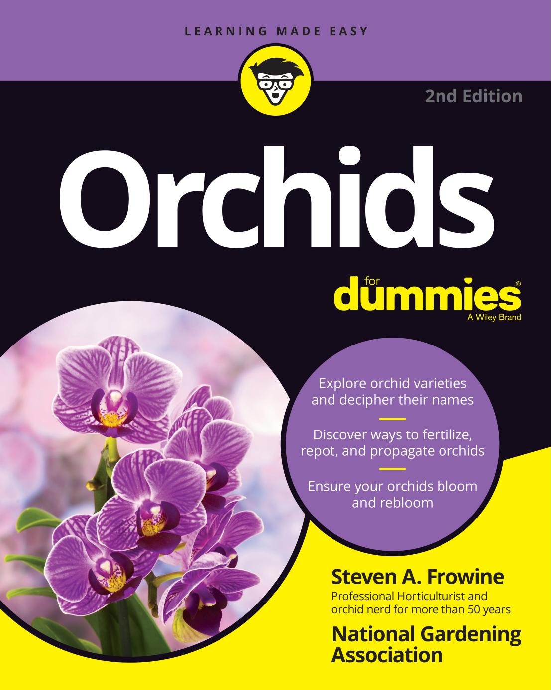 ORCHIDS FOR DUMMIES by STEVEN A. FROWINE