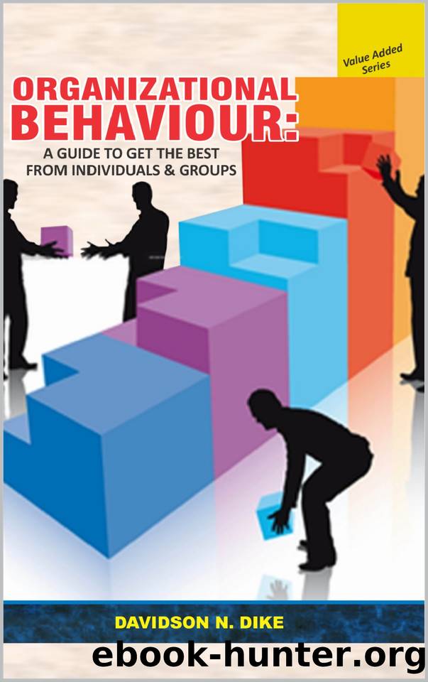 ORGANIZATIONAL BEHAVIOUR: A GUIDE TO GET THE BEST FROM INDIVIDUALS AND GROUPS by DIKE DAVIDSON N