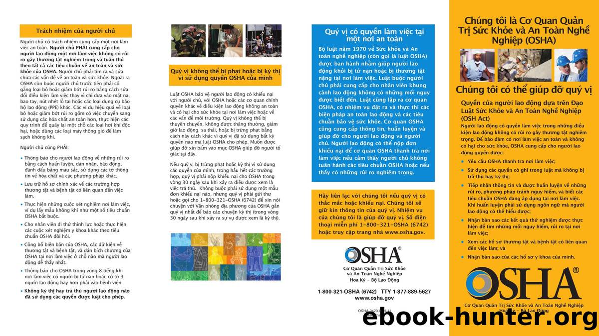 OSHA 3334 SPANISH BROCHURE by Unknown