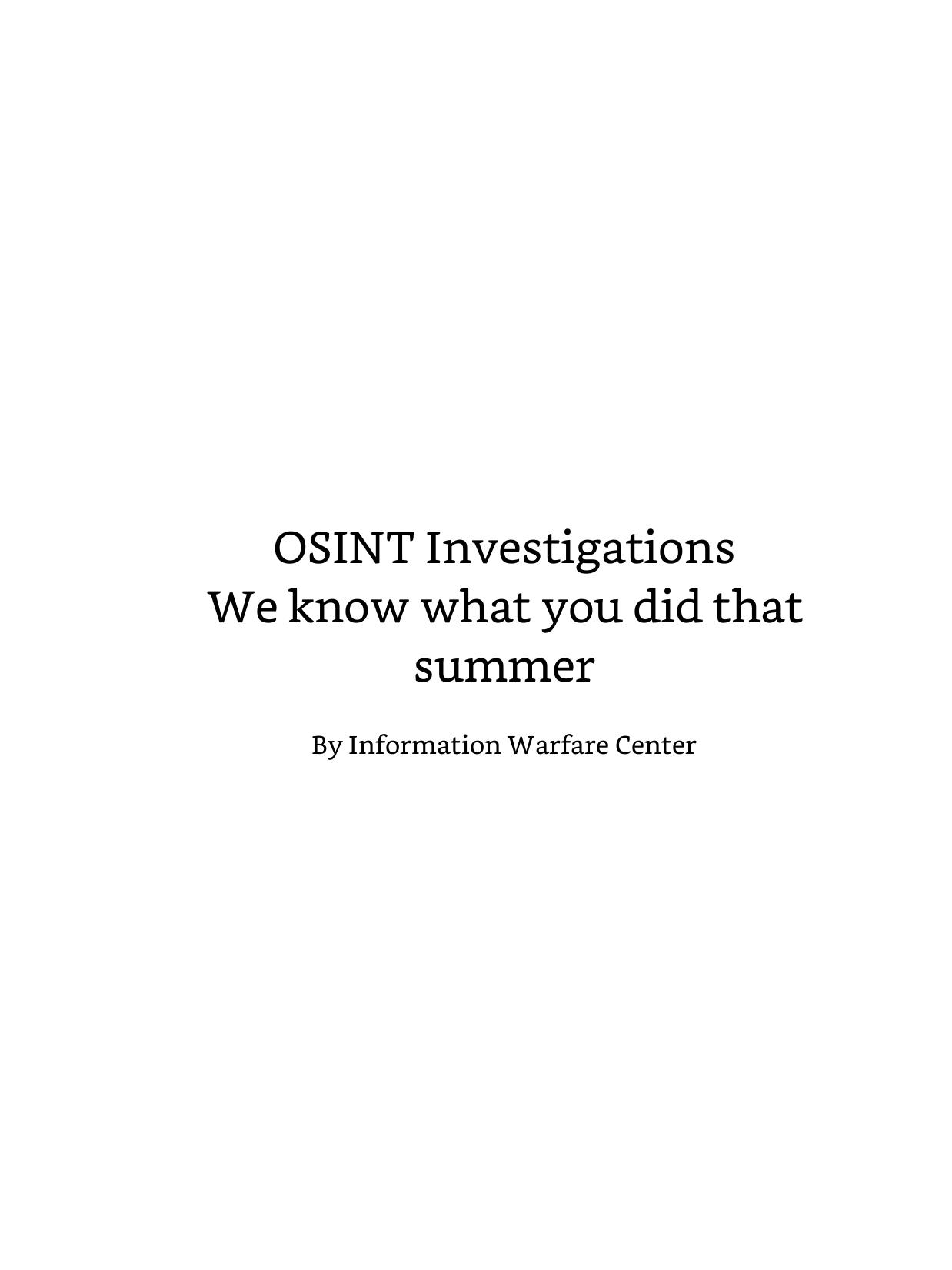 OSINT Investigations Jeremy Martin by Unknown