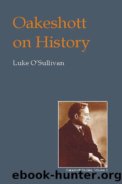 Oakeshott on History by Luke O'Sullivan