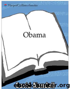 Obama by David Mendell