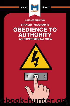 Obedience to Authority by Mark Gridley William J. Jenkins