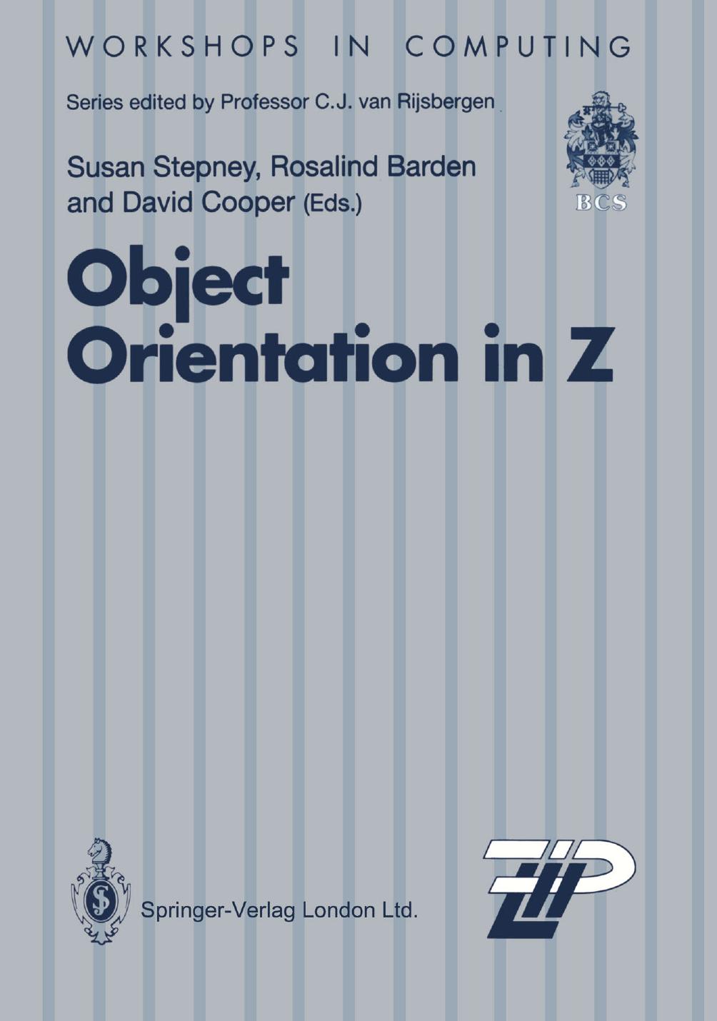 Object Orientation in Z by unknow