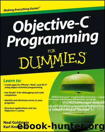 Objective-C Programming for Dummies by Neal Goldstein