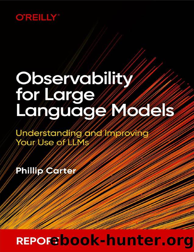 Observability for Large Language Models (for True Epub) by Phillip Carter