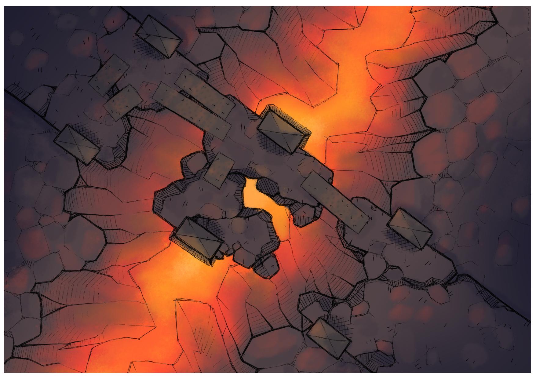 Obsidian Bridge by 2-Minute Table Top
