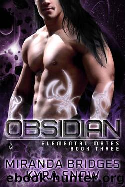 Obsidian: An Alien Warrior Romance (Elemental Mates Book 3) by Miranda Bridges & Kyra Snow