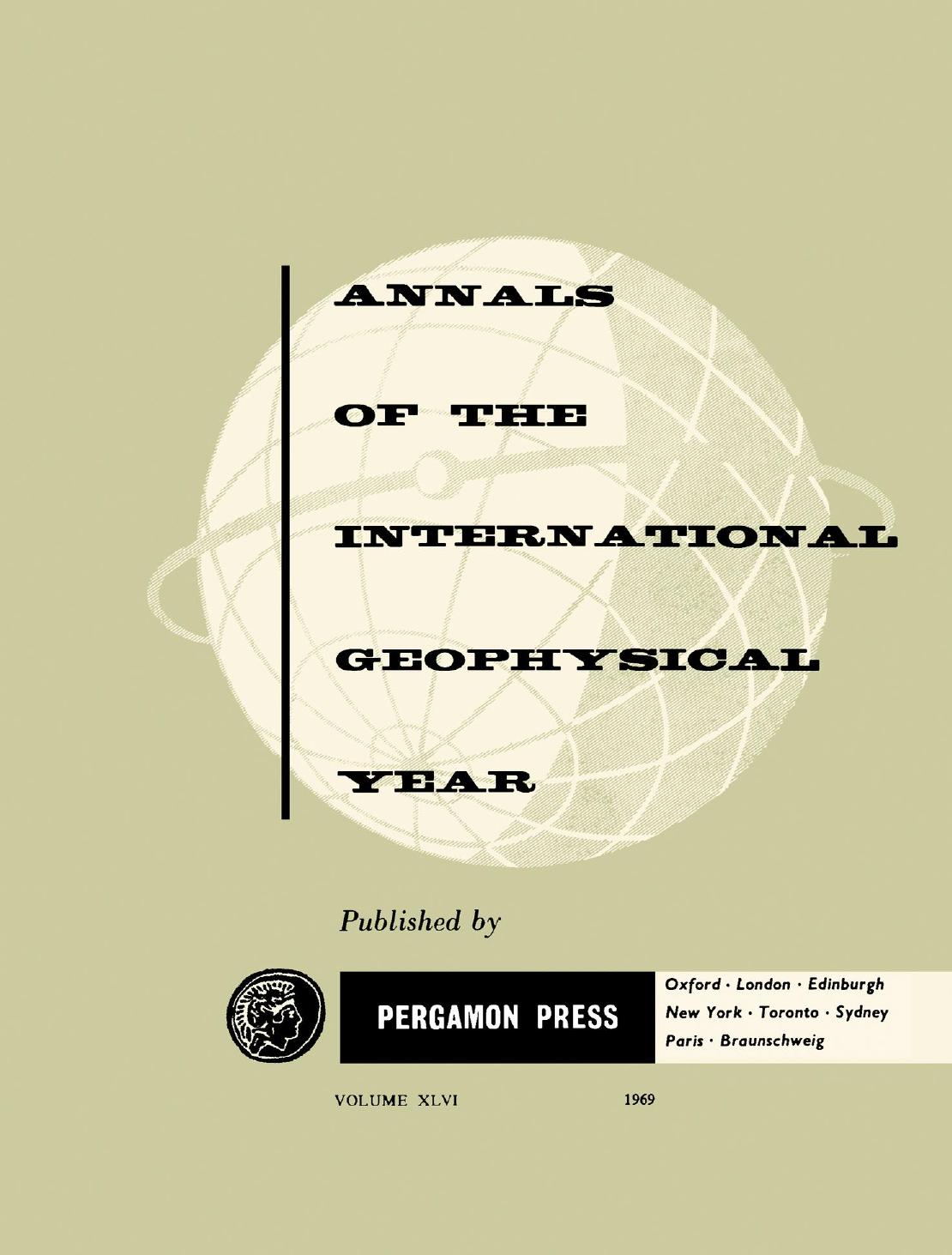 Oceanography : Annals of The International Geophysical Year by Gordon Arnold L.; Baker F. W. G