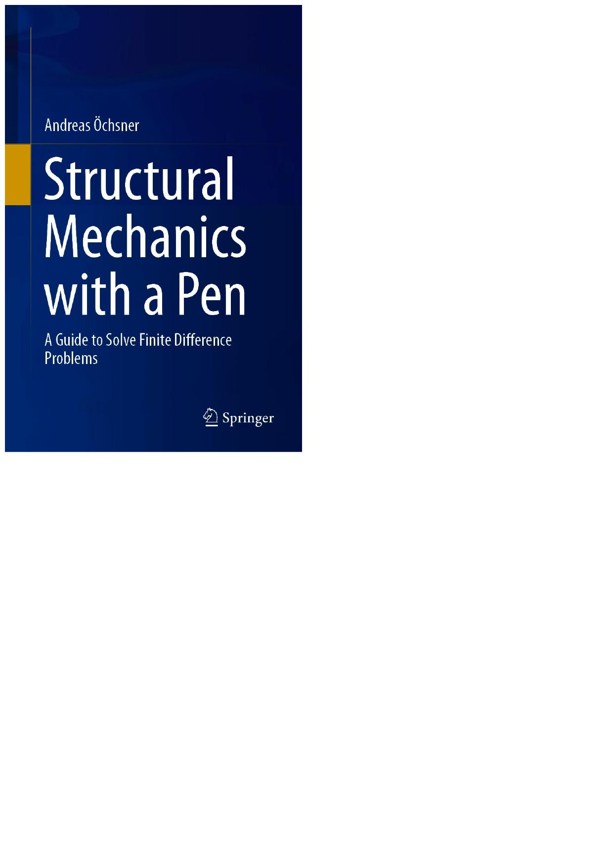 Ochsner A. Structural Mechanics with a Pen. A Guide...2021 by PDF Candy Desktop