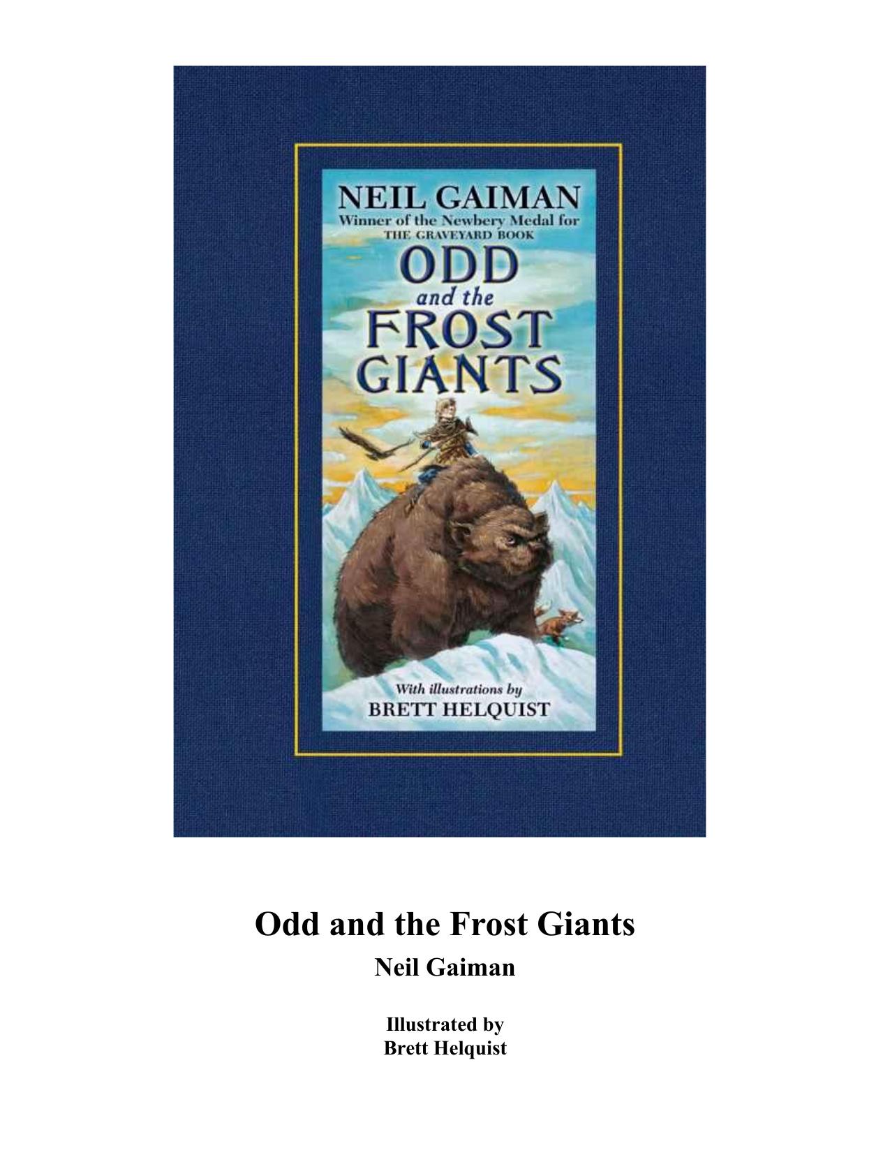 Odd and the Frost Giants by Neil Gaiman