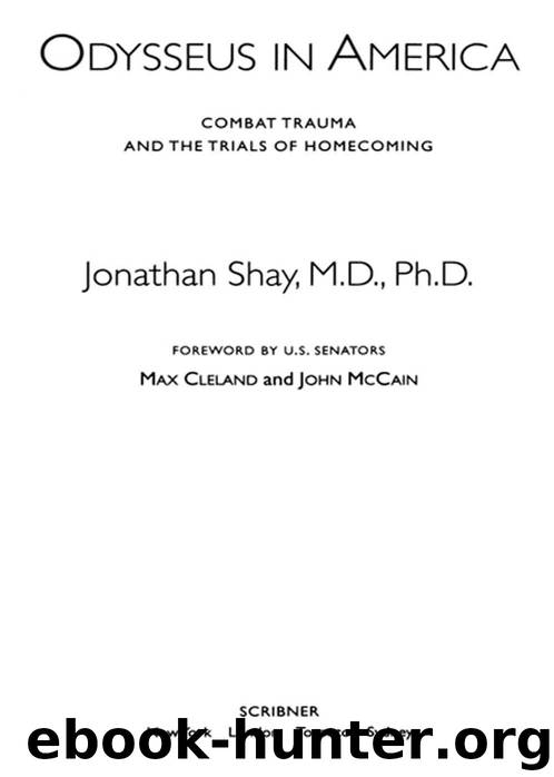 Odysseus in America by Jonathan Shay