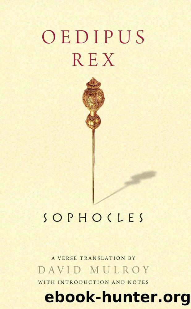 Oedipus Rex (Wisconsin Studies in Classics) by Sophocles