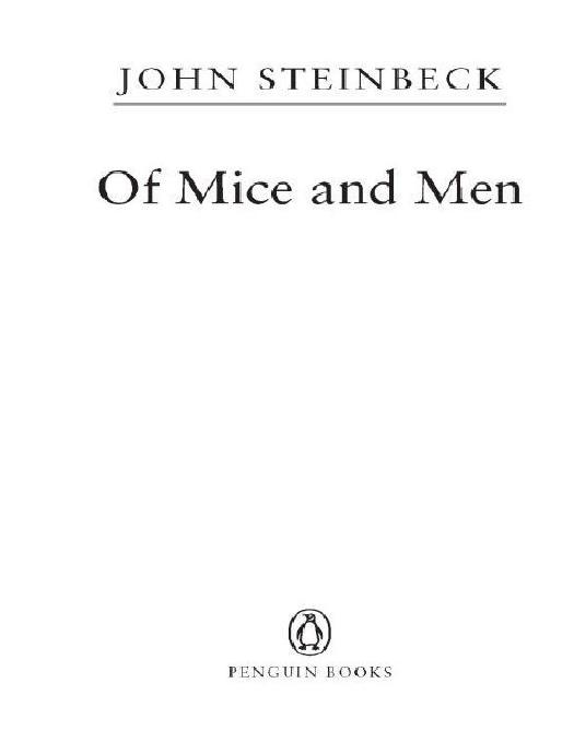Of mice and men by John Steinbeck