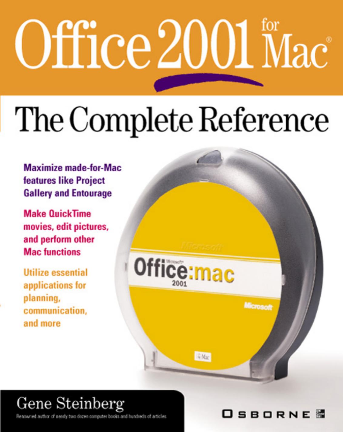 Office 2001 for Mac: The Complete Reference by Gene Steinberg