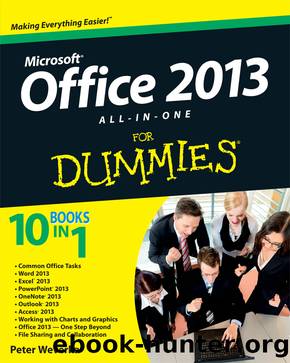 Office 2013 All-In-One For Dummies by Peter Weverka