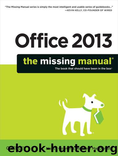 Office 2013: The Missing Manual by Nancy Conner & Matthew MacDonald