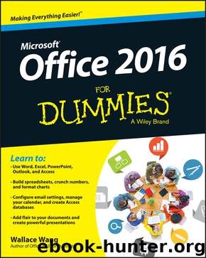 Office 2016 For Dummies by Wallace Wang