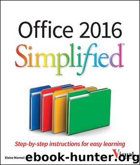 Office 2016 Simplified® by Marmel Elaine