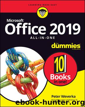 Office 2019 All-in-One For Dummies by Peter Weverka