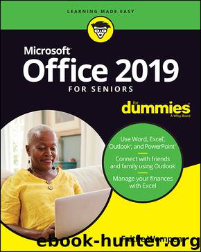 Office 2019 For Seniors For Dummies by Faithe Wempen